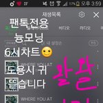 [뉴이스트] 늉모닝 6시차트☺