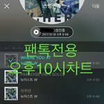 [뉴이스트] 오후10시))차트보고 진이듣고❤️