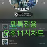 [뉴이스트] 오후11시))차트보고 진이듣고 ㅁㄹ총공까지