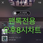 [뉴이스트] 오후8시))차트보고 진이듣고❤️