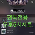 [뉴이스트] 오후5시))차트보고 진이듣고❤️