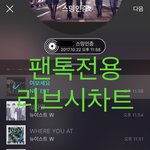 [뉴이스트] 러브시))자기전에 차트보고 진이들어요❤️