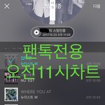 [뉴이스트] 오전11시))차트보고 진이듣고❤️