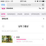 [EXO] ✔️✔️투표집중✔️✔️