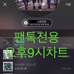 [뉴이스트] 오후9시차트))하아...