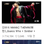2016 <b>MAMA</b> 무대영상 조회수 TOP5