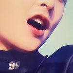 [시우민] 시우민 <b>입술</b> 그라데이션 색깔 봐