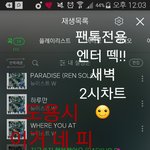 [뉴이스트] 해외럽이 2시차트 끌고 왔어요 뿌우☺❤