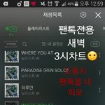 [뉴이스트] 새벽3시차트☺