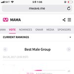 [방탄소년단] 1시 베스트 남그룹 추이!!