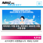 [드루와] 퍼피레드 청원서 이제 100명도 안 <b>남음</b>