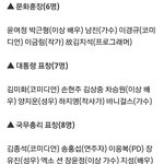 대중문화예술상 <b>수상자</b> 정리