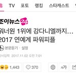 [강다니엘] 기사) 워너원 1위에 강다니엘까지…2017 연예계 파워<b>피플</b>