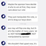 [EXO] 야 이거 체리한테 온 건데 나 눈물남;