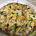 피자마루 <b>몬스터</b>하와이안쉬림프피자~ 피자 추천할게요!