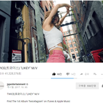 트와이스 Likey 역대급 추이(4000만뷰 <b>돌파</b>)