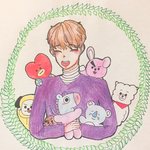 [방탄소년단] 밝은 <b>에너지</b> 얻으라고 희망이 그렸오