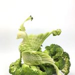 <b>음식</b> <b>재료</b>를 조각하는 아티스트