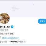 [방탄소년단] 짹팔로워 <b>천만</b>!!
