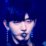 [윤지성] 지성이 블루블랙!!!