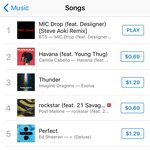 방탄 <b>US</b>아이튠즈 1위함!!