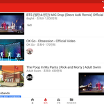 [방탄소년단] 현재 미국 유툽 인기영상 1위+헤이터들