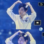 [EXO] 준면이 하트받고 투표에 <b>집중</b>하셈