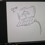 [드루와] 친구가 내 노트북 <b>팬아트</b> 그려줌