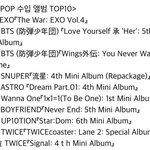 [댓글부탁해] 타워레코드 <b>역수입</b> 케이팝 앨범 순위 나왔넹 ㅋㅋ