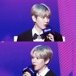 [백현] <b>MAMA</b> 백현이 인터뷰할 때랑 팬들 위로(?)할 때 눈빛...