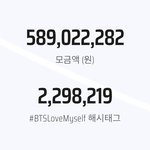 [방탄소년단] 현재 우리 유니셒 <b>기부</b>금액