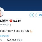 [EXO] 엑소 멤버들 홈마 팔로워 순위 1-5위