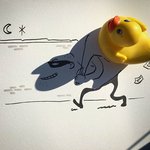 <b>낙서</b>와 그림자가 만나는 순간