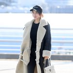 한예슬 공항패션 스타일