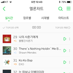 [EXO] 멜롱순위도많이<b>오름</b> 코밥이30위대