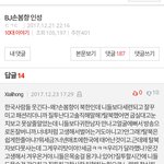손봄향 글에 탈북자들 댓글 가관임;