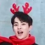 [시우민] <b>크리스마스</b> 축하메세지 시우민 크롭