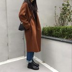 애들아 이런 <b>갈색</b>코트 이상해? 추반좀(사진 ㅇ