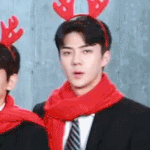 [세훈] 171224 롯데면세점 <b>크리스마스</b> 영상 움짤