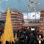 오을 코엑스 도ㅅㅓ관에 트리 진짜 <b>이뻣</b>어