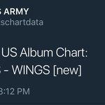 [방탄소년단] 미국 아튠에 <b>윙스</b> 앨범 재진입