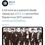 [방탄소년단] <b>wow</b> 2017년 가장 인기있던 가수가 방탄