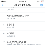 [BTOB] 해시<b>태그</b> 오르는 중