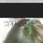 [댓글부탁해] 나 정수리 <b>초록</b> 염색됨