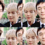 [백현] 180117 두바이 분수쇼 백현 <b>gif</b>. 2