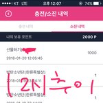 12시 석아대) <b>1</b>위와 0.55%차 -선착순 <b>2</b>명 한특포인트 나눔