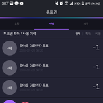 [세븐틴] 투표권 선물받아서 인증