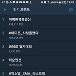 [아이콘] 십만 트윗 넘었다 ㄷㅂ
