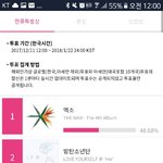 [EXO] 1.2 <b>격차</b>로 1위!!!!