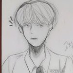 [EXO] <b>심심</b>하니까 어제 그린 변백현 올린다